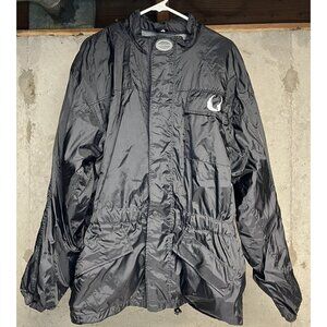 Belstaff Rain Jacket Zip Up Nylon Shell Windbreaker Lightweight Coat Men’s XL